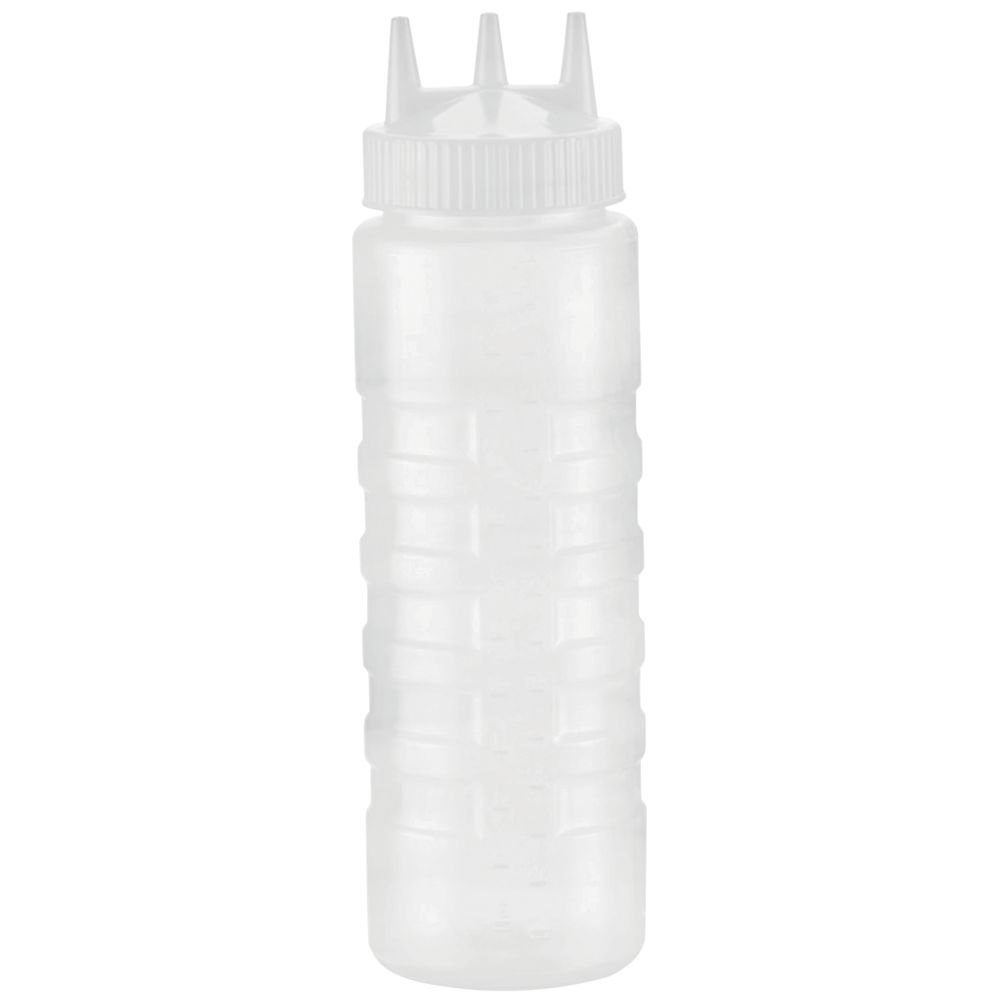 HUBERT 24 oz Clear Plastic Squeeze Bottle