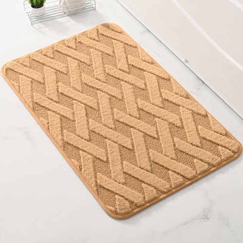 Bath Mat Rug Gold