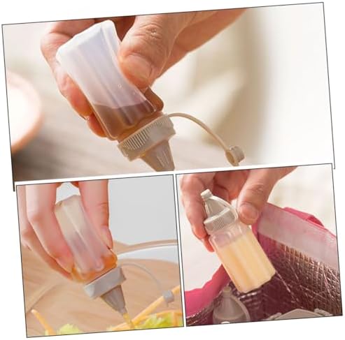 VILLFUL 12-Pack Squeeze Bottles for Condiments