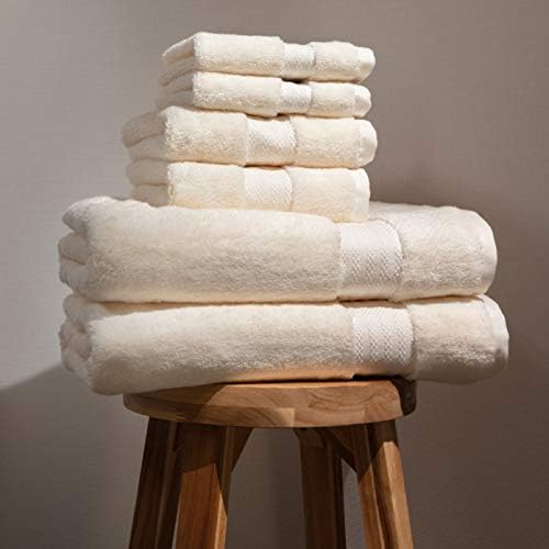100 Organic Cotton Luxury Bath Towels Set