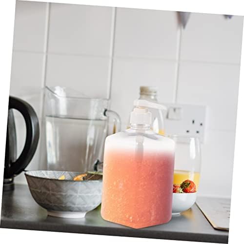 Cabilock 1600ml Transparent Plastic Syrup Dispenser
