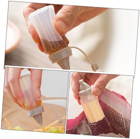 12-Pack Leak-Free Condiment Squeeze Bottles