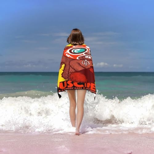 Quick-Dry Microfiber Beach Towels Printed 52x32