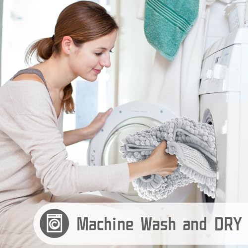 Yimobra Luxury Bathroom Mat 44 X 24 Ultra-Soft Non-Slip Machine Washable