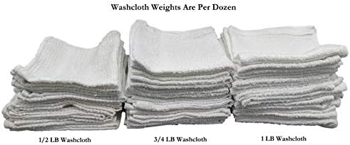 Marquis Mills 12x12 Reusable White Cotton Washcloths