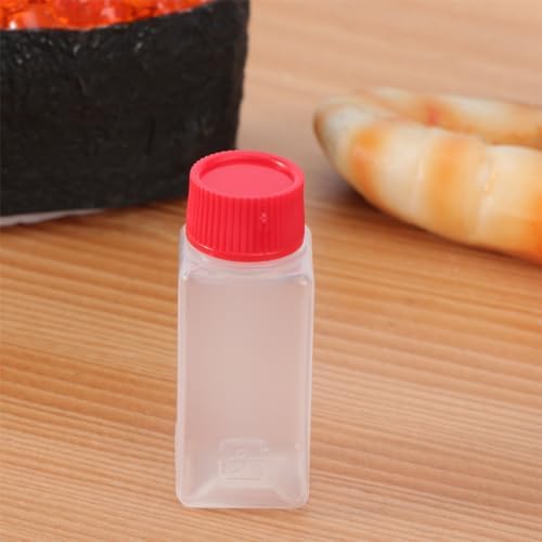 Mini Seasoning Bottles Set - 100pcs 65ml BentoCondimentSqueezeBottles