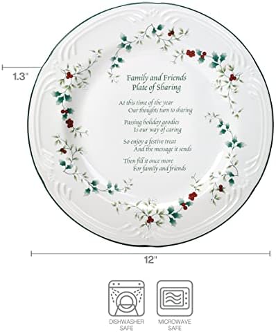 Pfaltzgraff Winterberry Friends and Family 12-Inch Plate - Perfect for Sharing