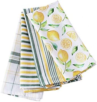 ACCENTHOME Cotton Kitchen Towels Set