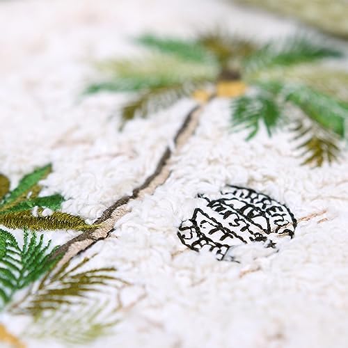 Tropical Palm Bath Mat