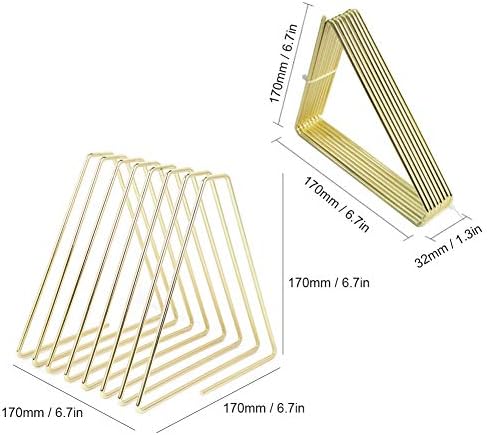 Gsycle Gold Bookends for Home Office