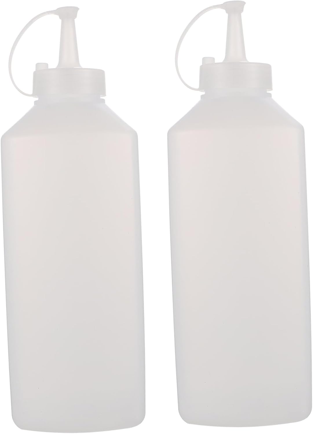 Cabilock Mini Ketchup Bottles for Pack of 2 Squeeze Condiment Bottles