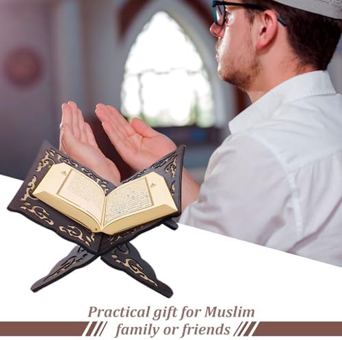 BEAHING Foldable Quran Holder Stand Black 1
