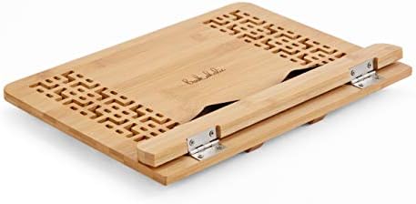 Bookaholic Bamboo Book Stand Eco-Friendly Portable and Durable