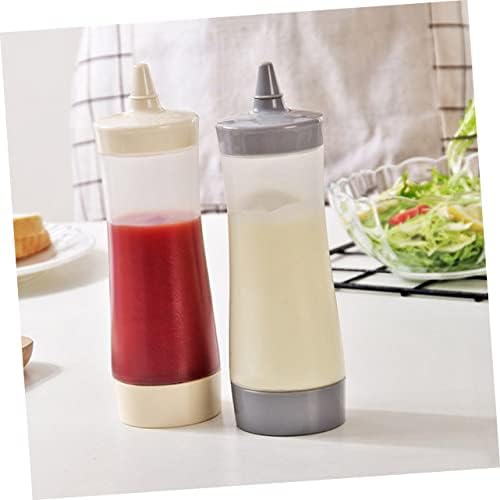 2-Piece 350ml Condiment Dressing Dispenser Reusable Kitchenware for Every Day Use