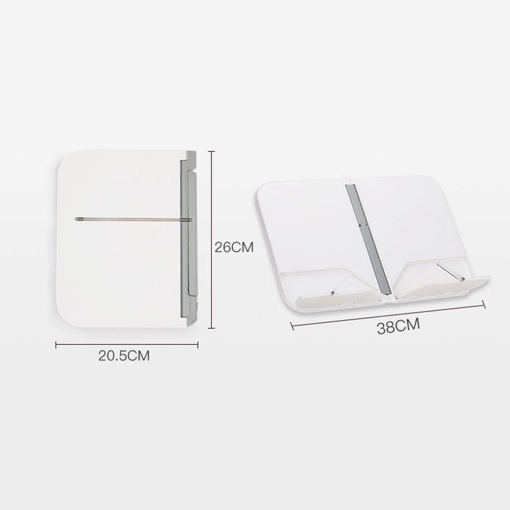 Threflyoo Ergonomic Folding Reading Stand for Cookbooks Books and Magazines