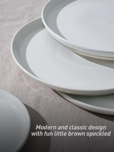 Famiware Saturn Dinnerware Set - Elegant Dinner Salad Plates 8-Piece Set