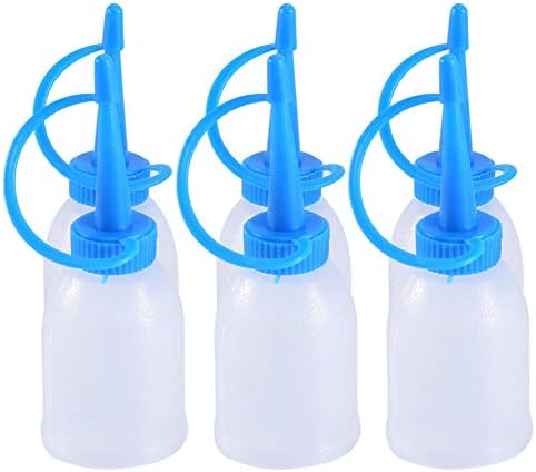 6-Piece Industrial Squeeze Bottles Set Premium Leak-Proof Durable Kitchen Crafts Use