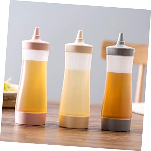 MERRYHAPY 2-Pack Leakproof Salad Dressing Squeeze Bottles
