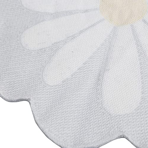 Cute Pink Flower Bath Mat Non-Slip Machine Washable 256x256 inches