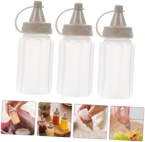 12-Pack Leak-Free Condiment Squeeze Bottles