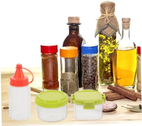FELTECHELECTRMini Salad Dressing Ketchup Set 12 Piece Condiment Squeeze Bottles