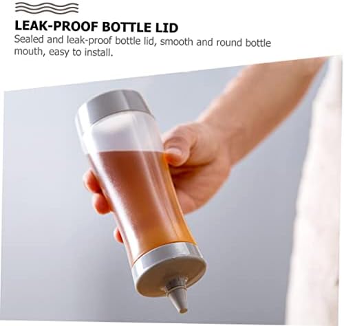 Sleek Set of 2 Condiment Squeeze Bottles