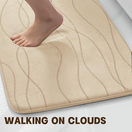 YIHOUSE Memory Foam Bathroom Rugs