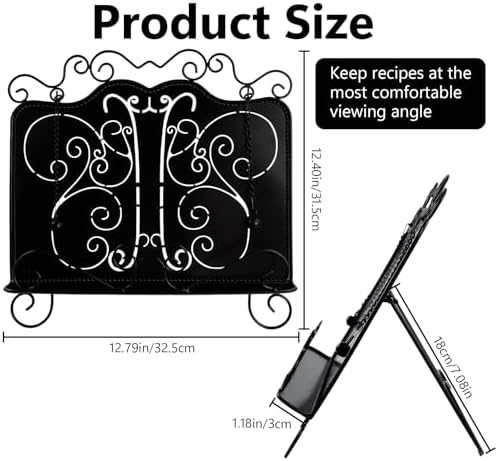 Adjustable Metal CookBook Stand