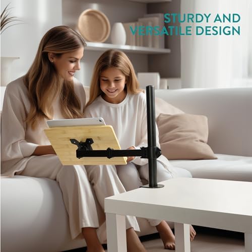 Enhance Workspace Efficiency Books Holder for Bamboo More