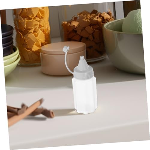 Luxshiny 8PCS Portable Condiment Squeeze Bottles