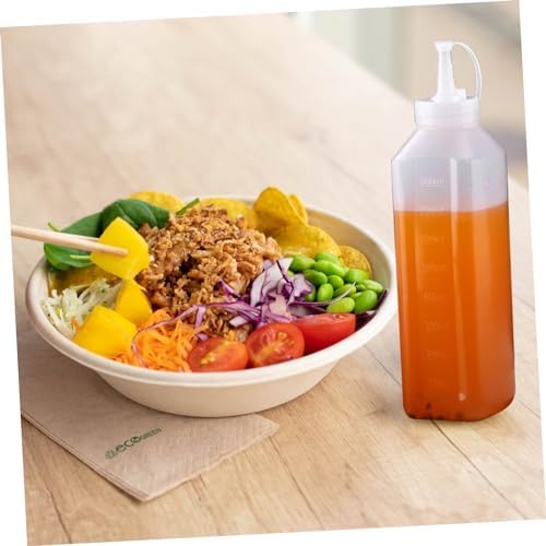 Mini Ketchup Bottles with Scale for Home Use 1