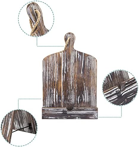 Rustic Wooden FarmhouseCookbook Stand