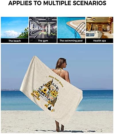 Sunflowers Bath Towels Set