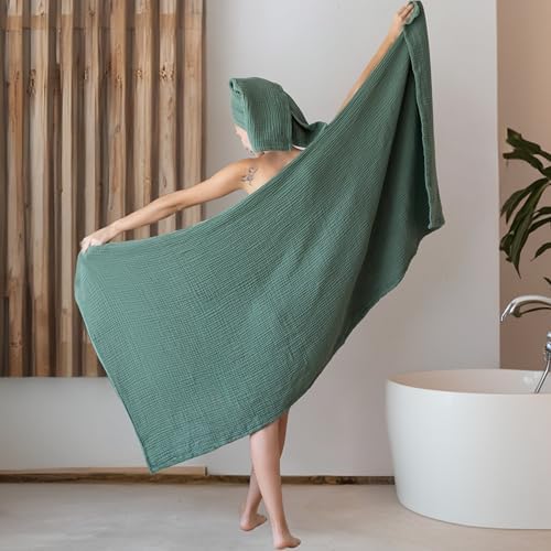 Viva Muslin Towels for Adults Bath Better Feel Better