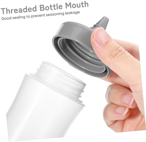 FELTECHELECTR Reusable Plastic Condiment Squeeze Bottle Grey