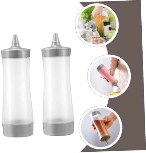 Hemoton Plastic Squeeze Bottle 2-Pack