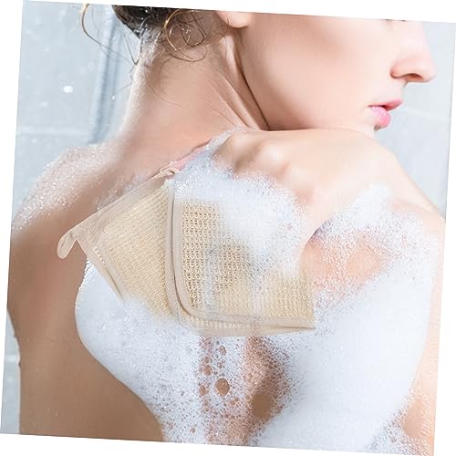 Reusable Exfoliating Linen Square Bath Towel Set