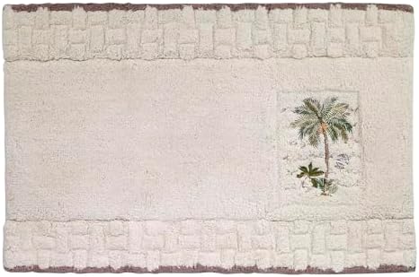 Tropical Palm Bath Mat