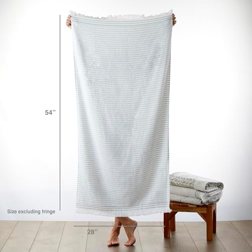 SKL Home Subtle Stripe Bath Towel Sage