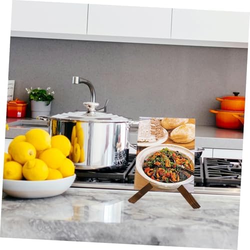 GRIRIW Wooden Recipe Stand for Kitchen Display and Reading 1