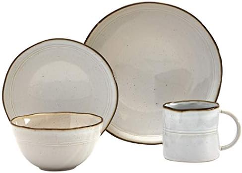 Modern Speckled Farmhouse Collection Dinnerware Set