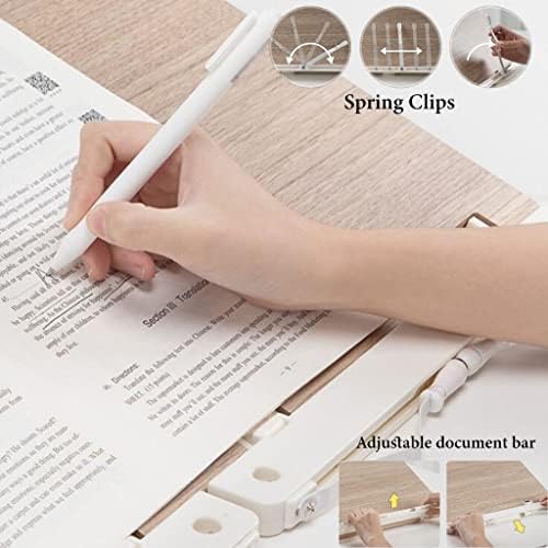 UHRLGHS Adjustable Double-Layer Book Stand for Reading Textbook Laptop and Music