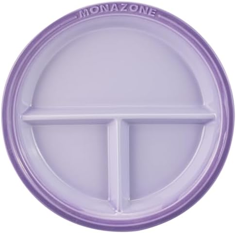 Portion Control Plate with 3 Compartments for Weight Loss