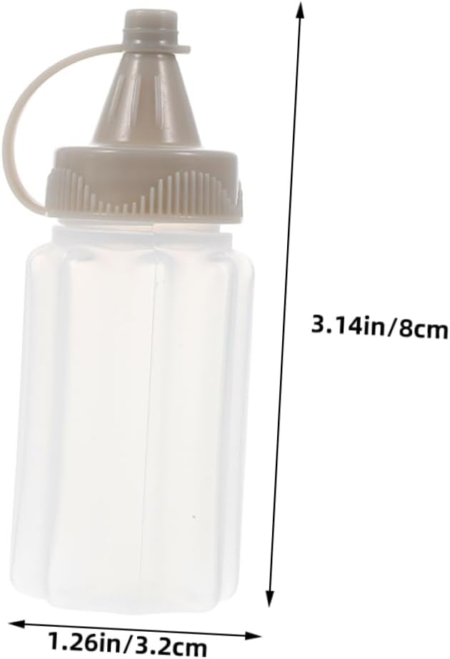 Childweet 12-Piece Condiment Squeeze Bottles Portable Sauce Dispensers