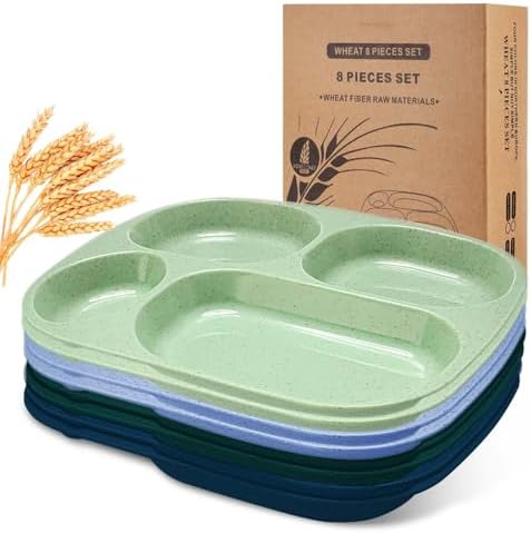 Vesici 8-Piece Divided Plates