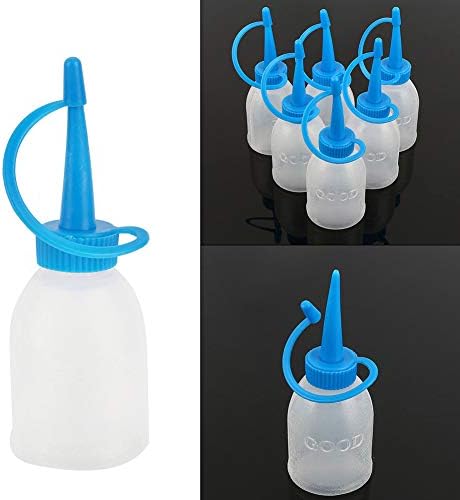 6-Piece Industrial Squeeze Bottles Set Premium Leak-Proof Durable Kitchen Crafts Use