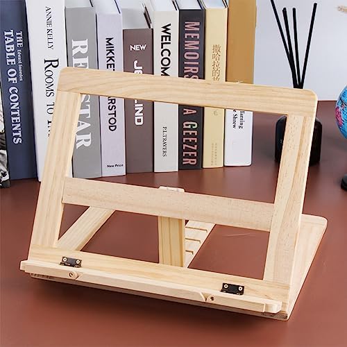 Adjustable Wooden Book Stand Reading Companion