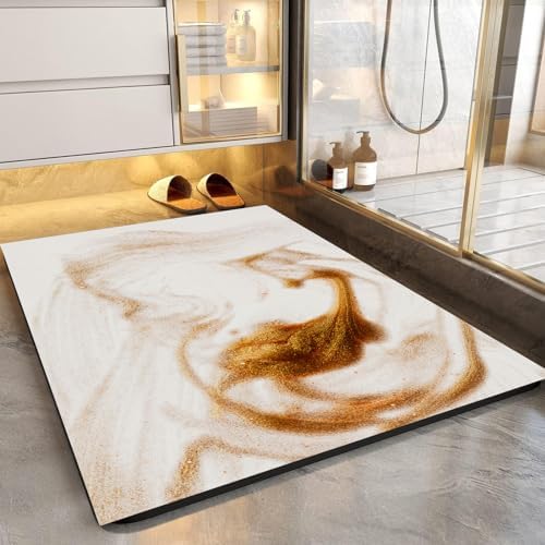Quick-dry non-slip mud bath mat soft washable