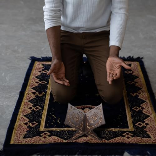 BESTOYARD Wooden Quran Book Stand Foldable Religious Holder