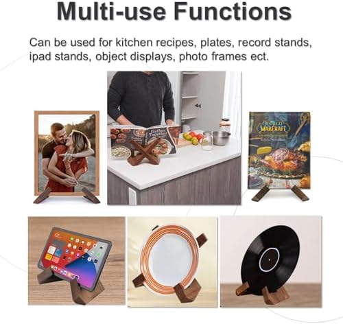 Versatile Cross Design Kitchen Cookbook Stand